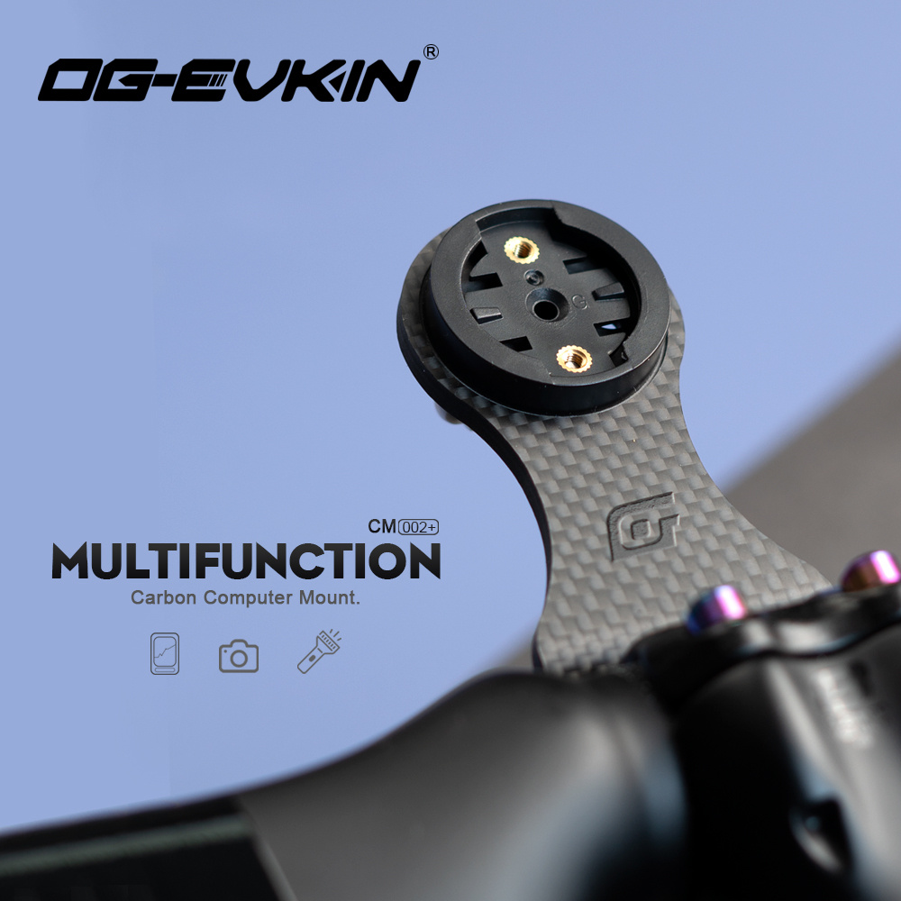 Carbon Bike Frame - OG-EVKIN CM-02+ Fahrrad-Vorbauverlängerung aus Carbon, Computerhalterung
