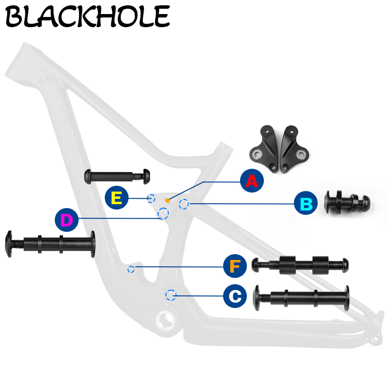 Carbon Bike Frame - BH-MTB-097 Vollgefedertes MTB-Rahmenschrauben-Set 29er Carbon Vollgefedertes