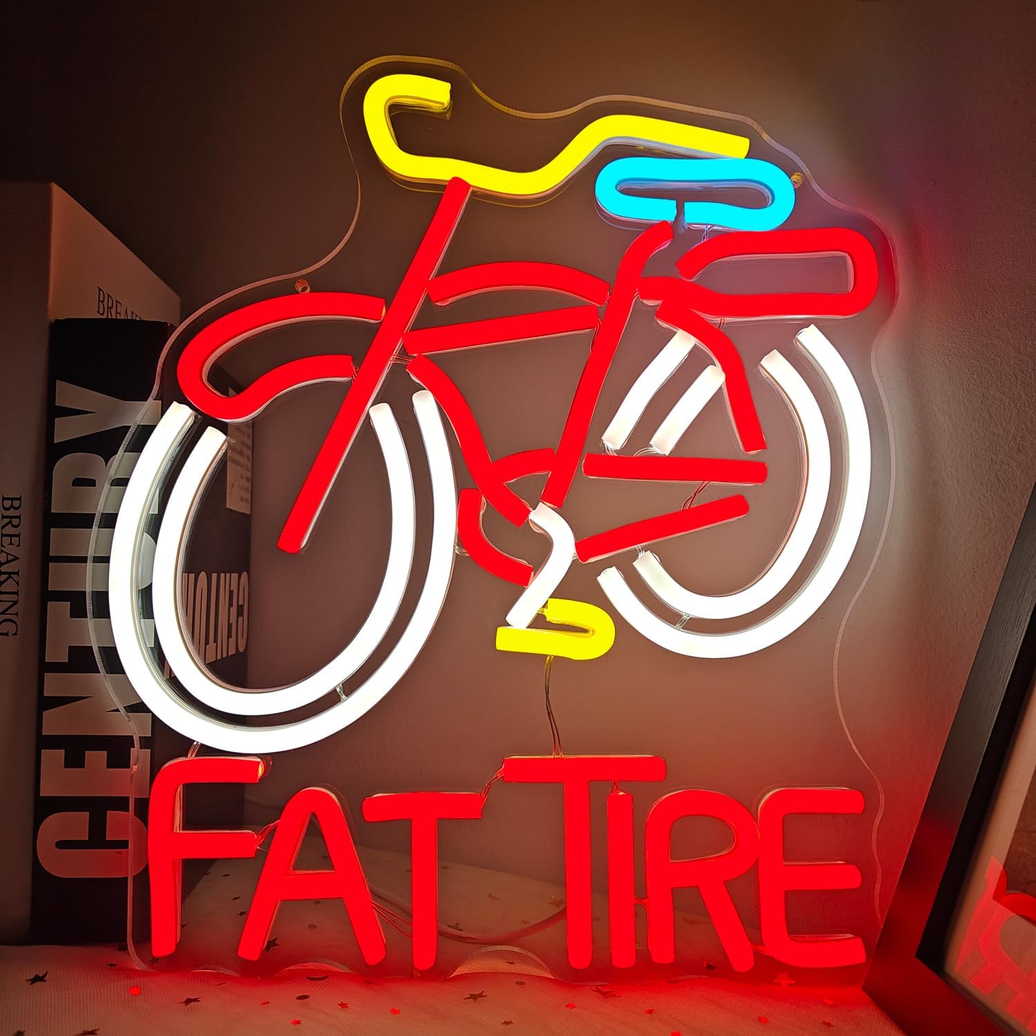 Cycling Gear Store - Fat Tire Bike LED-Neonschild USB Dimmbare