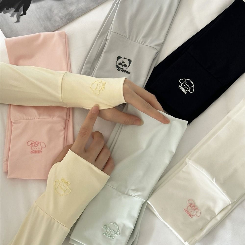 Cycling Gloves - Niedliche elastische lange Ärmel aus Eisseide