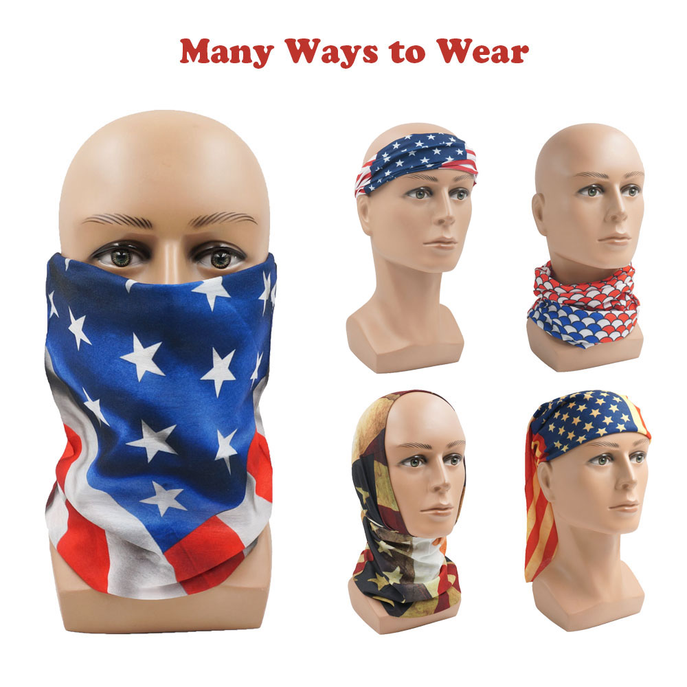 Sonnenschutzschal mit USA-Flag – Cycling Gear Usa Bewertung und Preis