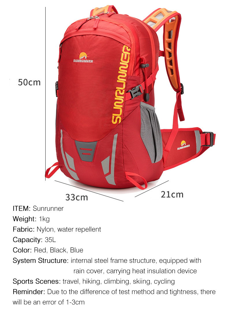 35L Wanderrucksack mit großem  – Cycling Gear Organizer Bewertung und Preis