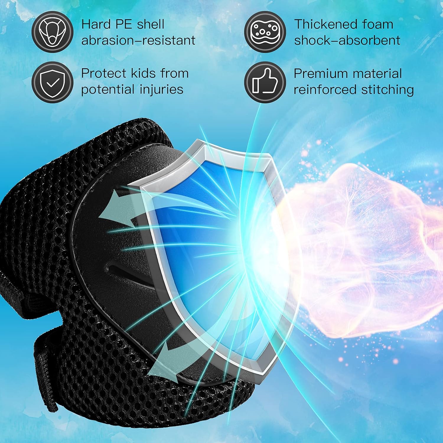 6-teiliges Kinderschutzausrüst – Cycling Protective Gear Kids Bewertung und Preis