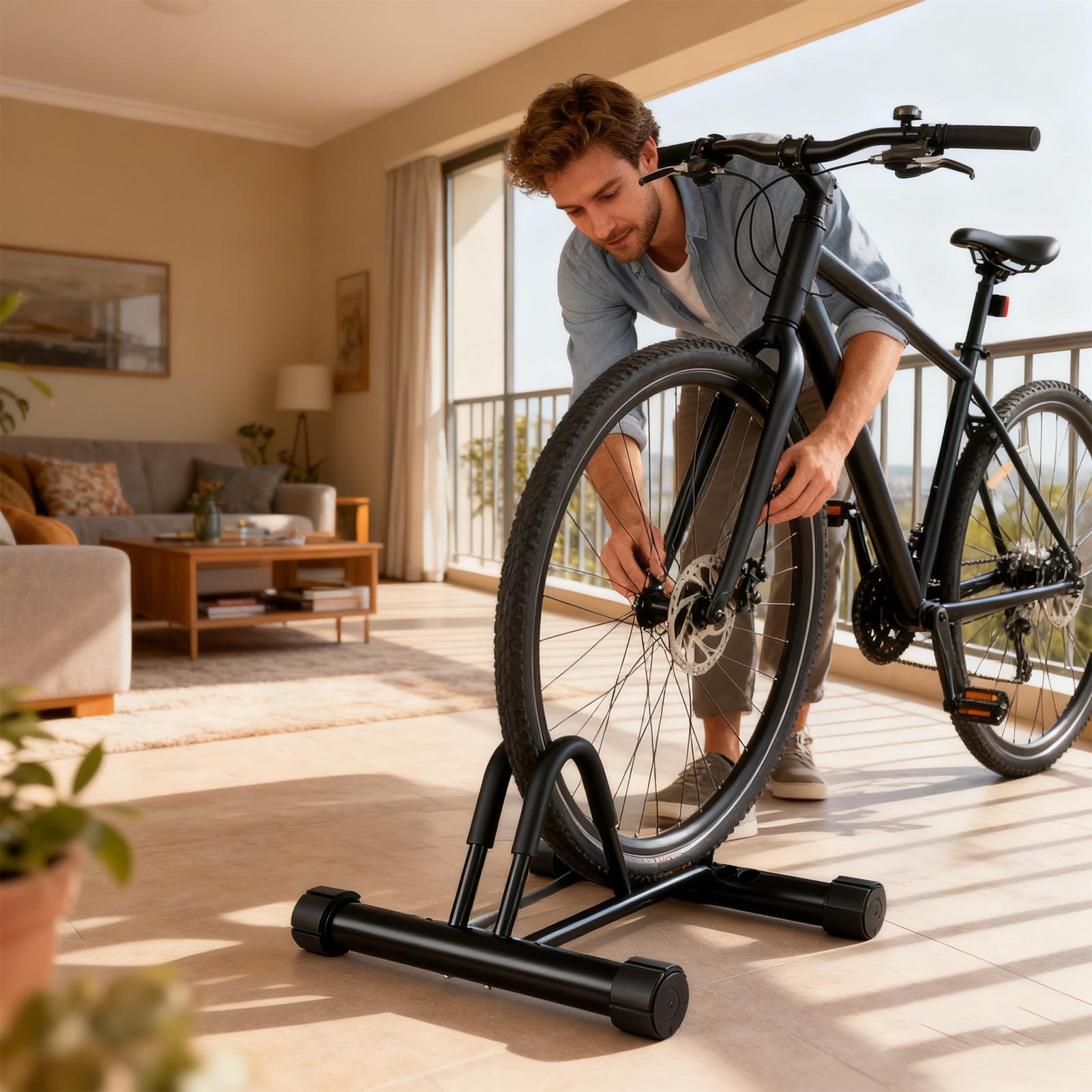 Vertikaler Fahrradträger, aufr – Cycling Gear Stand Bewertung und Preis