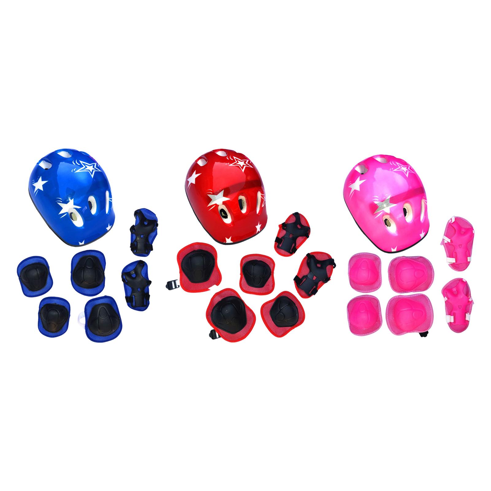 7x/Set Fahrradhelm, stoßfeste  – Cycling Protective Gear Kids Bewertung und Preis