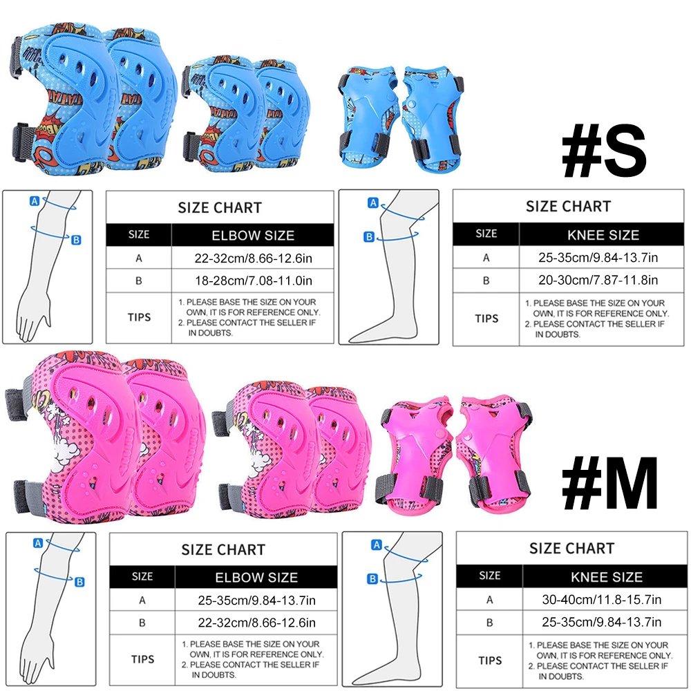 6 Stücke Kinder 3-12 Jahre Kni – Cycling Protective Gear Kids Bewertung und Preis