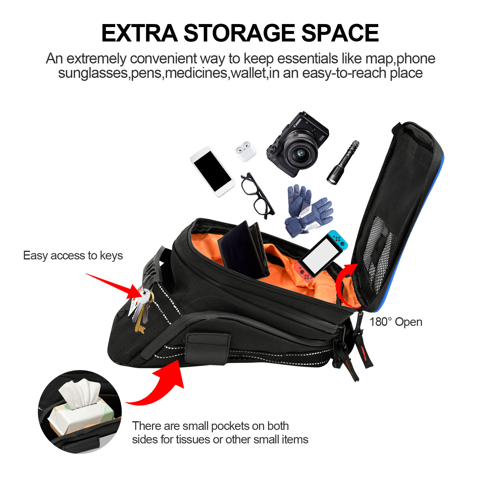 Erweiterbare Motorrad-Tank tas – Cycling Gear Organizer Bewertung und Preis
