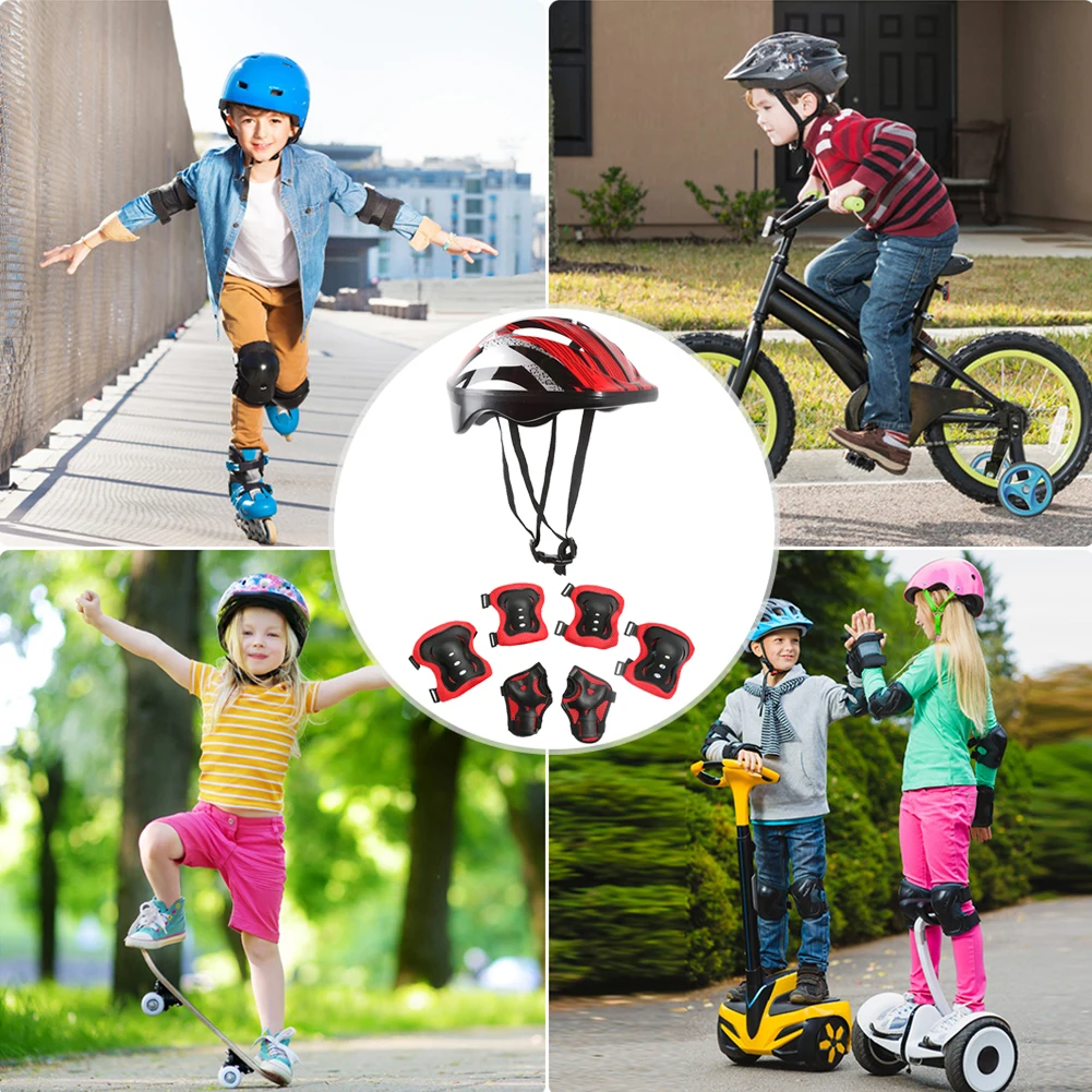 7-teiliges Fahrrad-Sport-Schut – Cycling Protective Gear Kids Bewertung und Preis