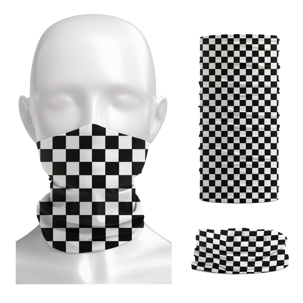 Kariertes Ska-bedrucktes Stirn – Cycling Gear Usa Bewertung und Preis